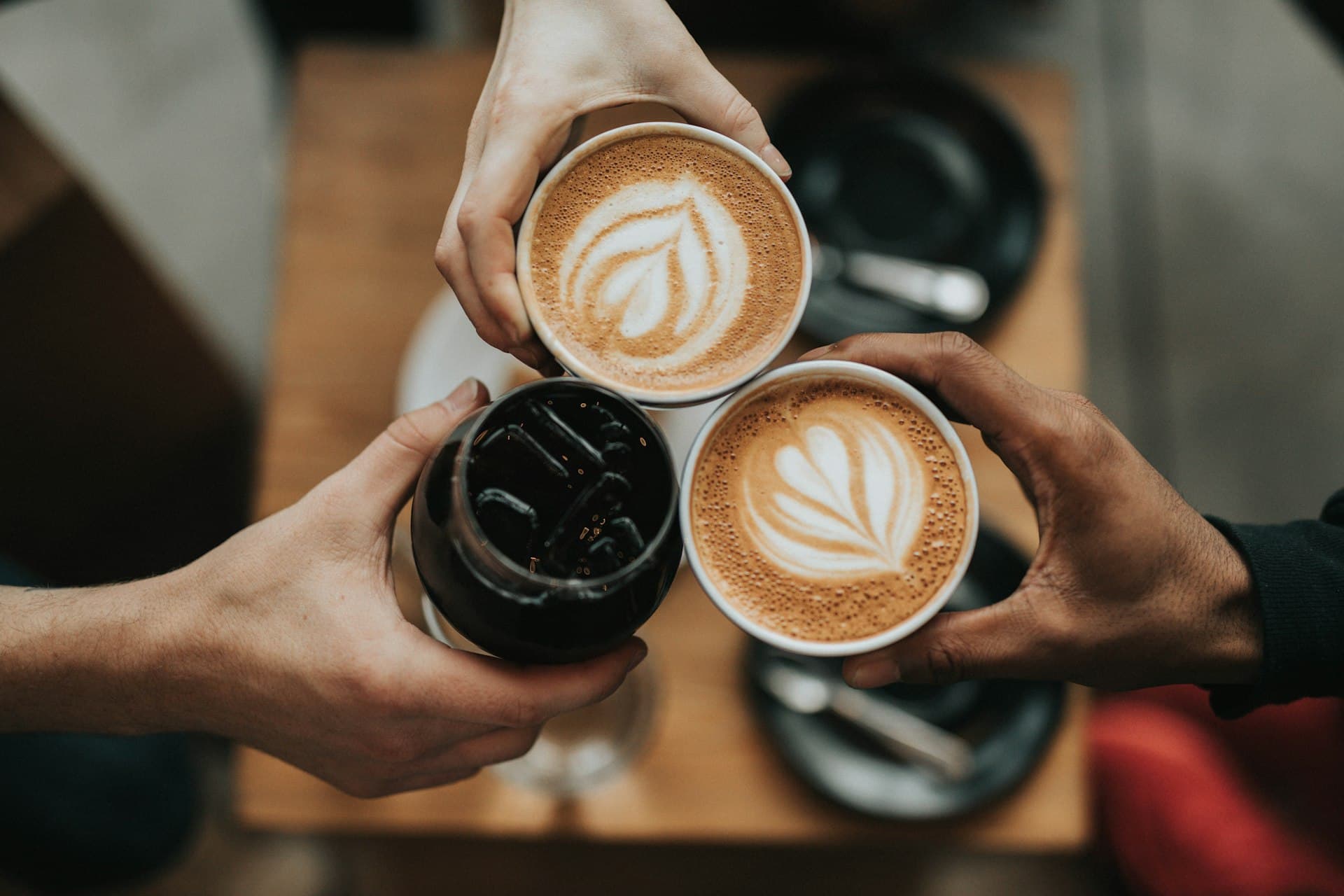 Premium kaffe i moderne kontormiljø