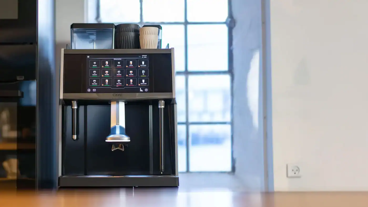 Kvalitetskaffemaskin for moderne kontormiljø